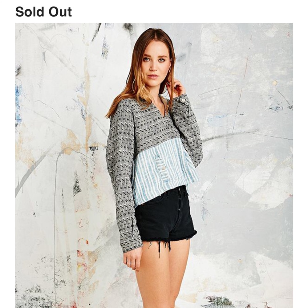 Ace and Jig Baja cropped hoodie